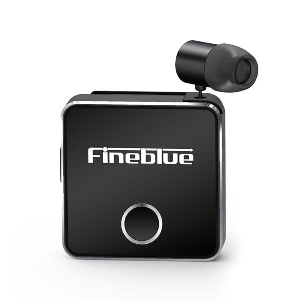 Bluetooth 5.0 handsfree -kuulokkeet mikrofonilla ja klipillä Puheluiden ja musiikin hallinta Kantama 10 m Akunkesto 10 tuntia Mitat 3,6 x musta
