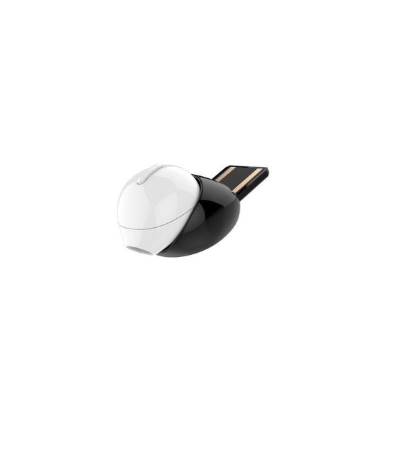 Bluetooth bezdrôtové slúchadlo s USB nabíjačkou biela