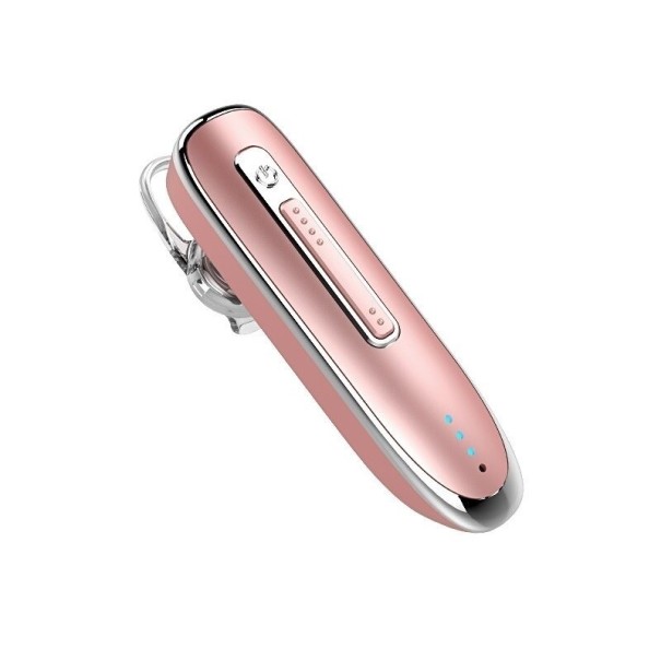 Bluetooth håndfri med høretelefoner rosa