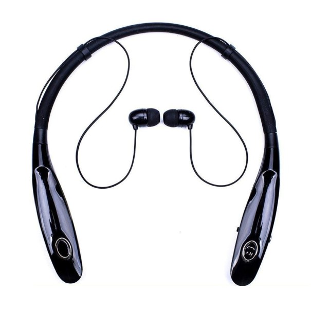 Bluetooth-hovedtelefoner med halsbånd K1733 sort