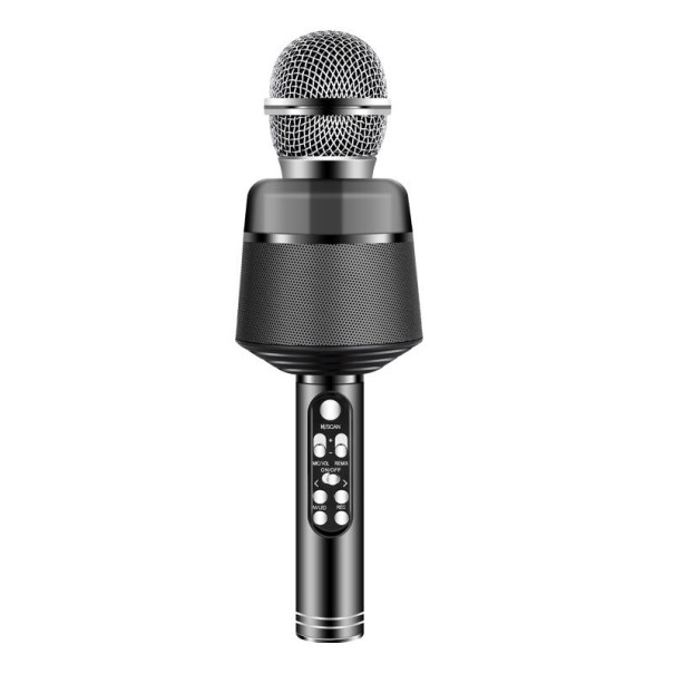 Bluetooth karaoke mikrofon černá