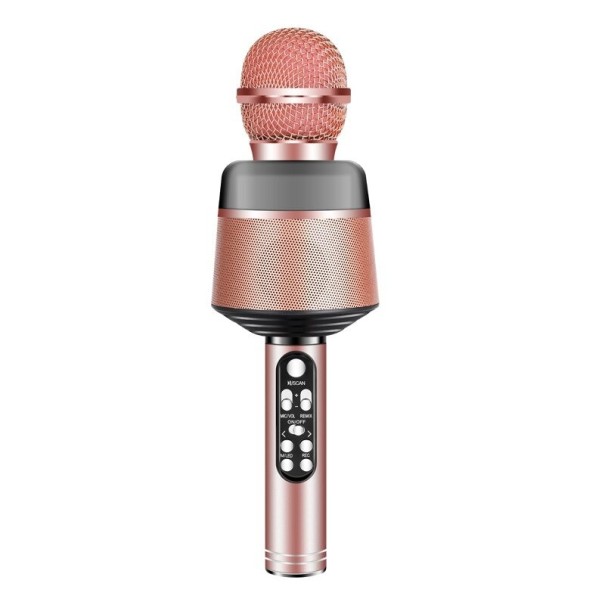 Bluetooth karaoke mikrofón ružová