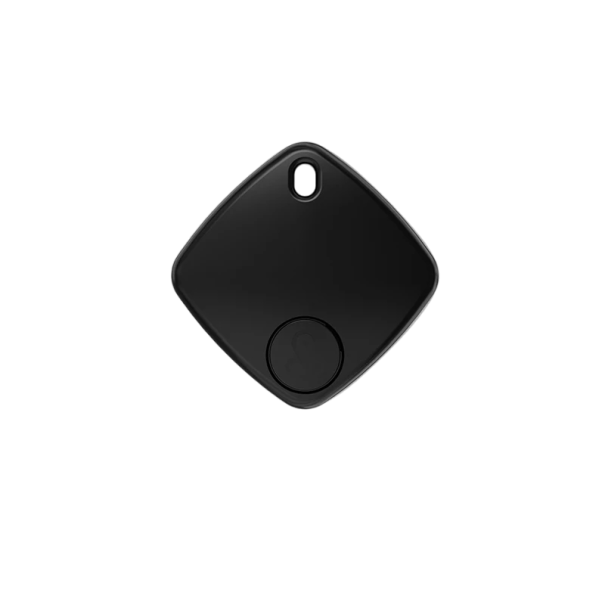 Bluetooth-lokaliseringsenhed Mini GPS-lokaliseringsenhed til nøgler, pung, bagage 3,8 x 0,07 cm Kompatibel med Apple Find my og Siri sort