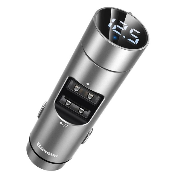 Bluetooth MP3 autós töltő ezüst