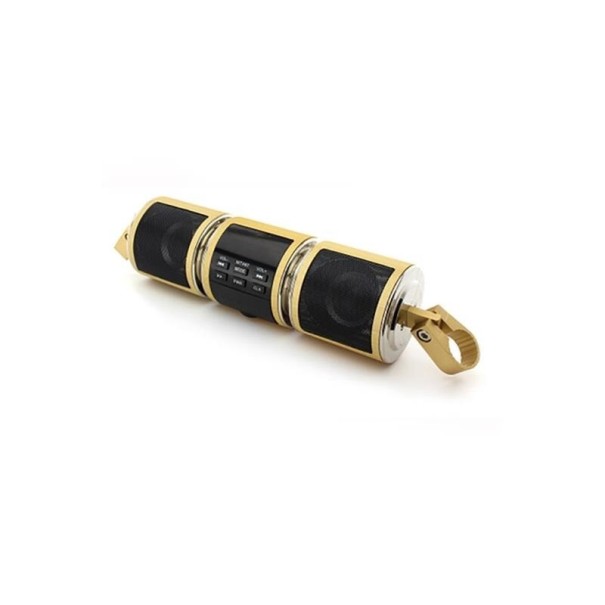 Bluetooth reproduktor na motocykl N73 zlatá