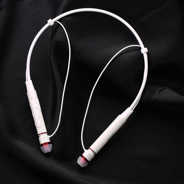 Bluetooth slúchadlá za krk K2013 biela