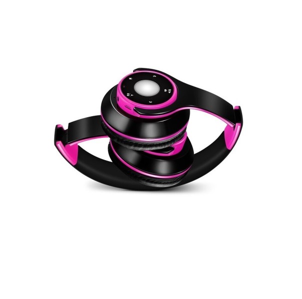 Bluetooth sluchátka K1758 tmavě růžová