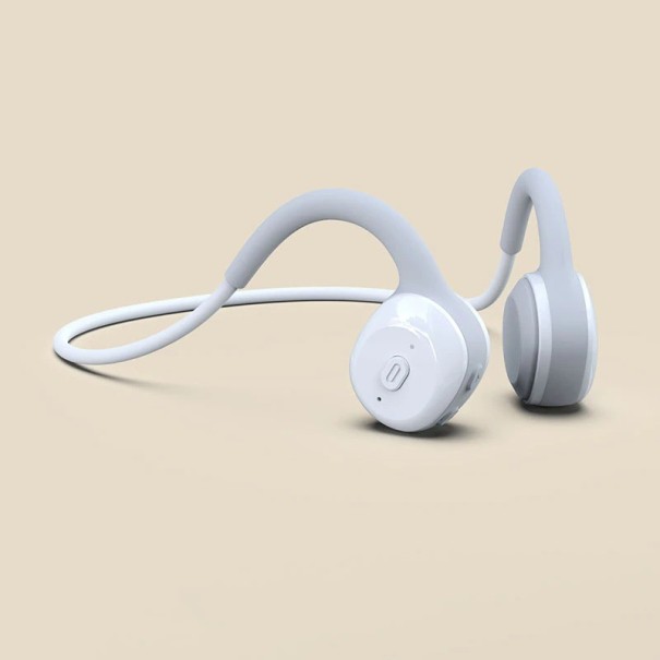 Bluetooth sluchátka za uši bílá