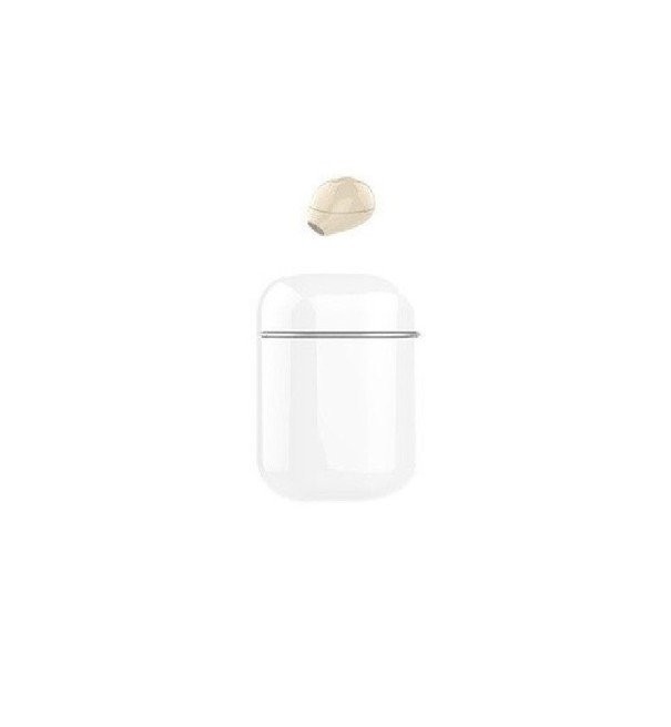 Bluetooth trådløs høretelefon med opladningsboks beige