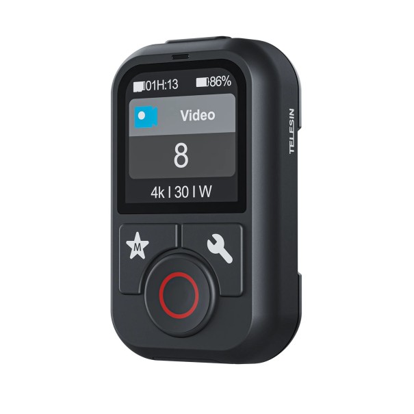 Bluetooth zdalny pilot do kamery akcji 6,8 x 4,1 x 1,9 cm Wodoodporny pilot z kolorowym wyświetlaczem do GoPro Hero 13 12 11 10 9 8 Max 1