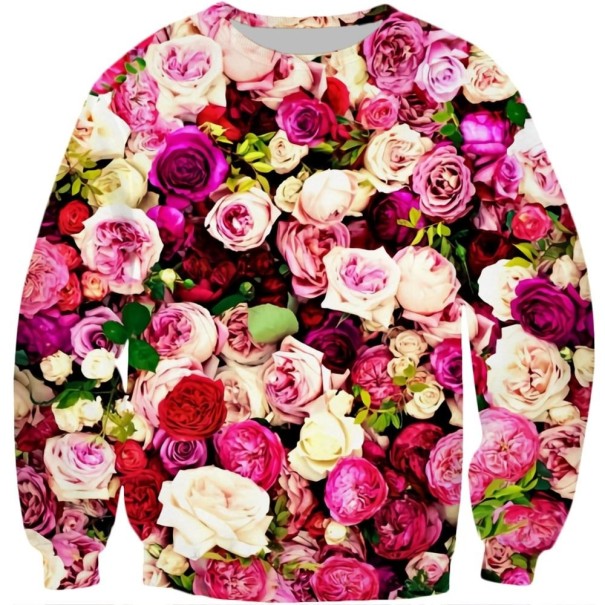 Blumen-Sweatshirt S 18