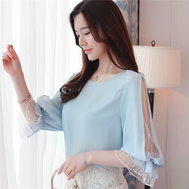 Blusa azul claro de mujer Beth L