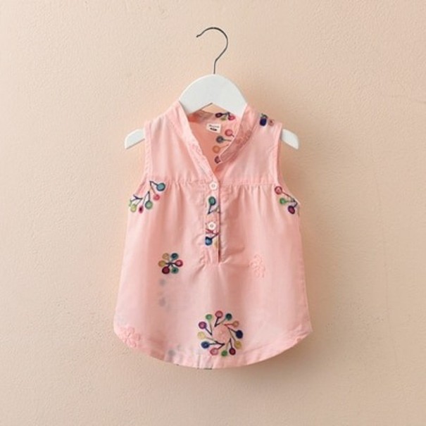 Blusa de menina L1770 rosa 2