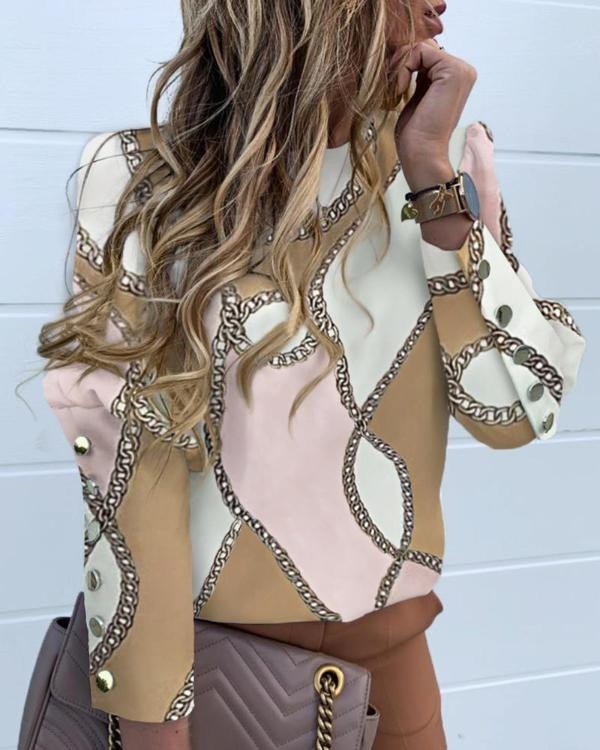Blusa de mujer con estampado B58 S 3
