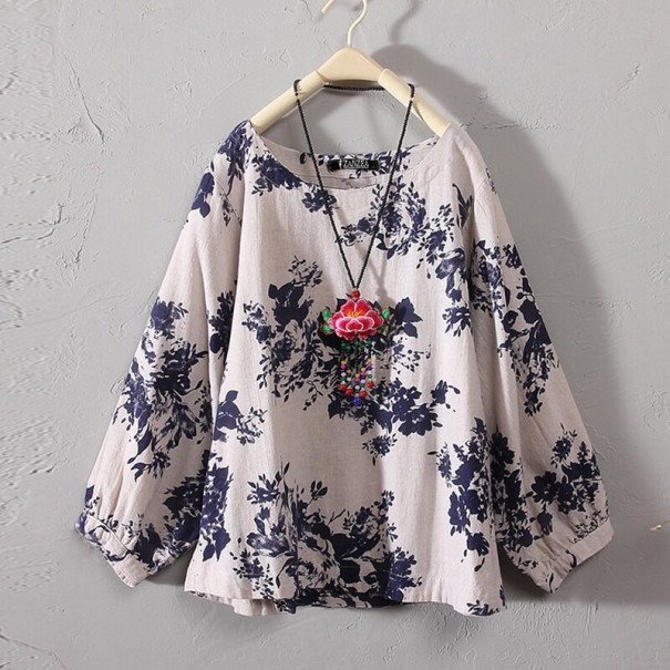Blusa de mujer con estampado Elizabeth 5XL 2