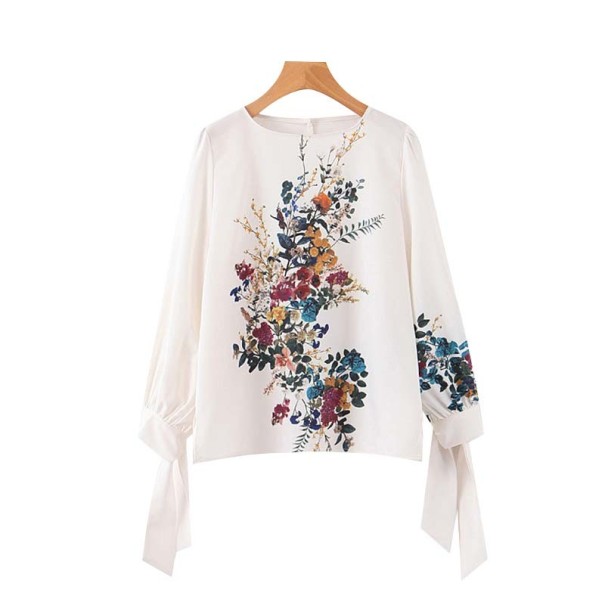 Blusa de mujer con flores A1 S
