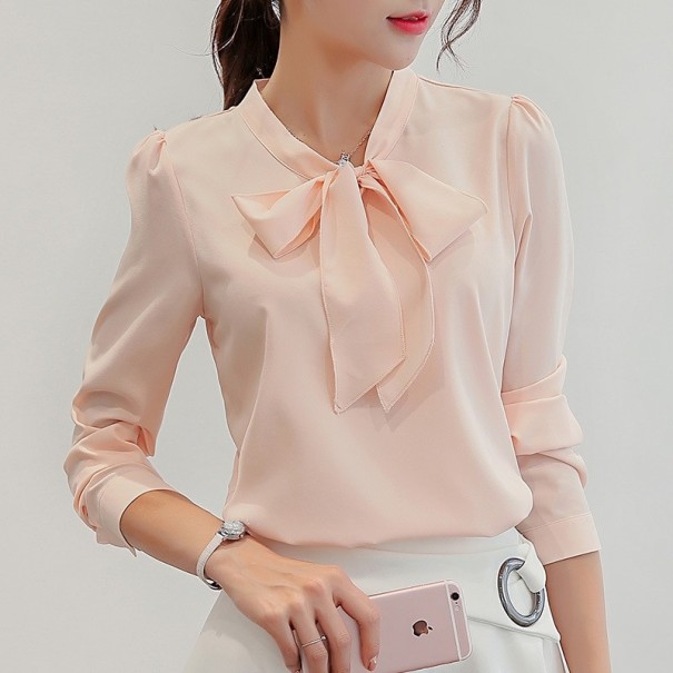 Blusa de mujer con lazo Hermosa rosa XS