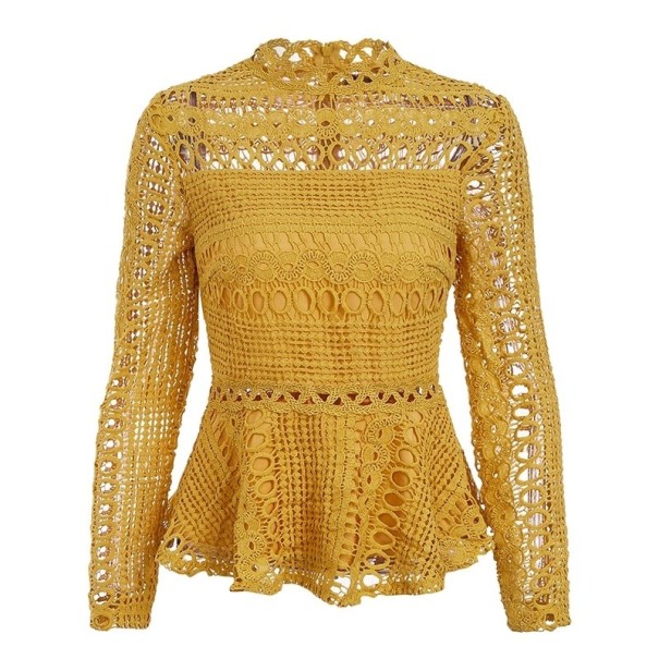 Blusa de mujer Samantha mostaza S
