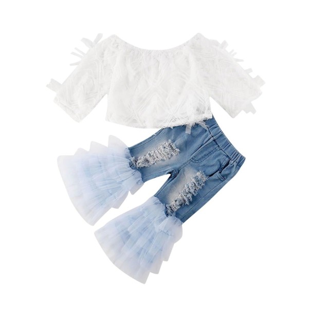 Blusa y pantalón niña L1521 5-6 años