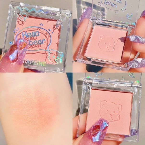 Blush ad alta pigmentazione Blush in polvere opaco a lunga durata Milk apricot