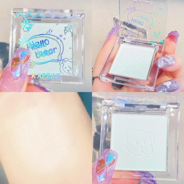 Blush ad alta pigmentazione Blush in polvere opaco a lunga durata Sea salt blue