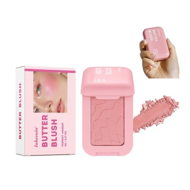 Blush opaco waterproof 8,2 x 5 cm Palette rosa altamente pigmentata Texture burrosa setosa Resistente al sudore Blush anche per occhi 3