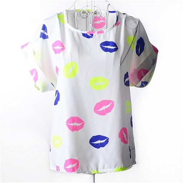 Bluză de damă cu bezea colorată M