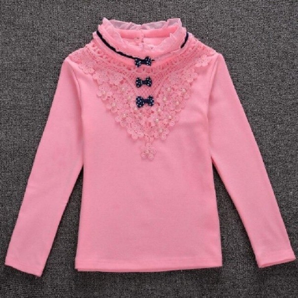 Bluză de fată L1749 roz 6