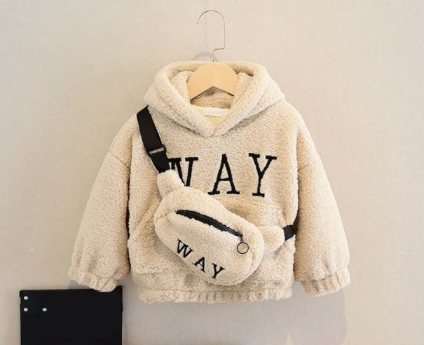 Bluza dziecięca z nerką beżowy 3