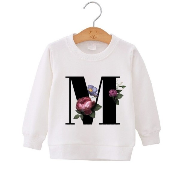 Bluza dziewczęca z literą 6 M