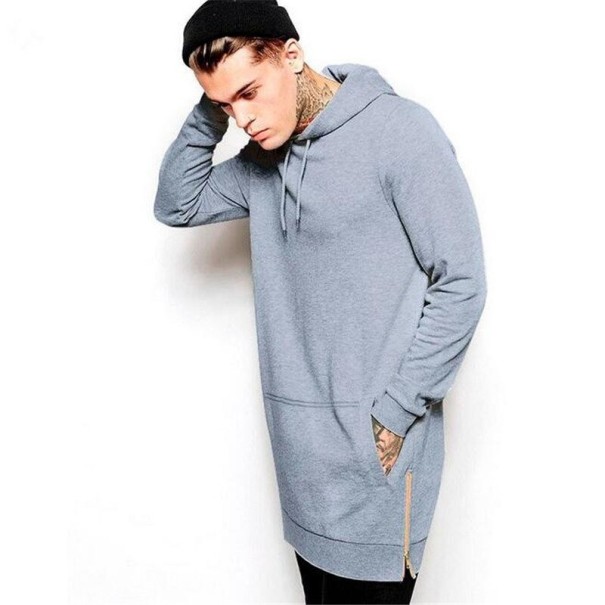 Bluza męska długa F37 szary XS
