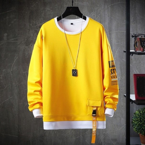 Bluza męska F19 żółty S Bluza męska F19 żółty S