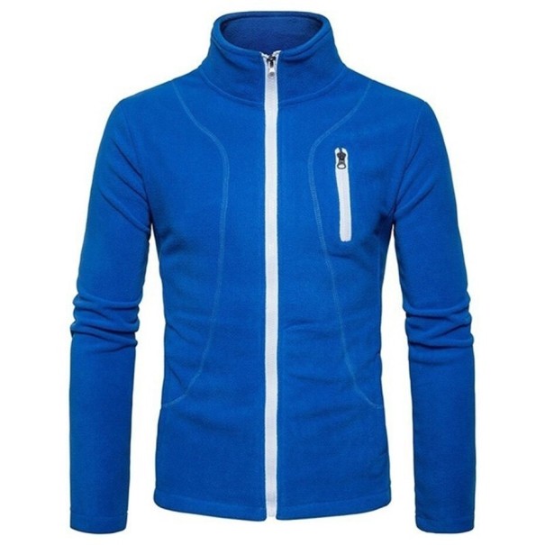 Bluza męska rozpinana F124 niebieski L