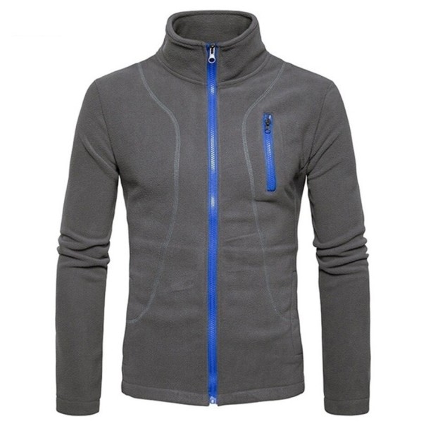 Bluza męska rozpinana F124 szary XS