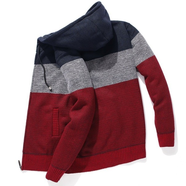 Bluza męska rozpinana F192 ciemnoniebieski XL