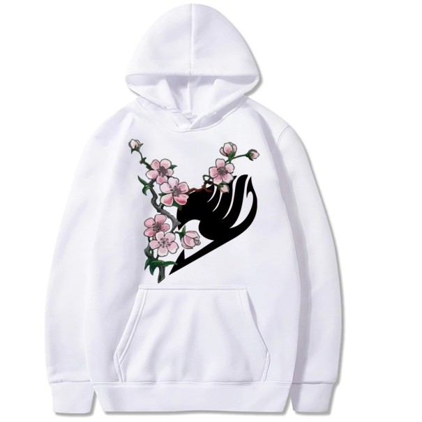 Bluza w kwiaty biały M