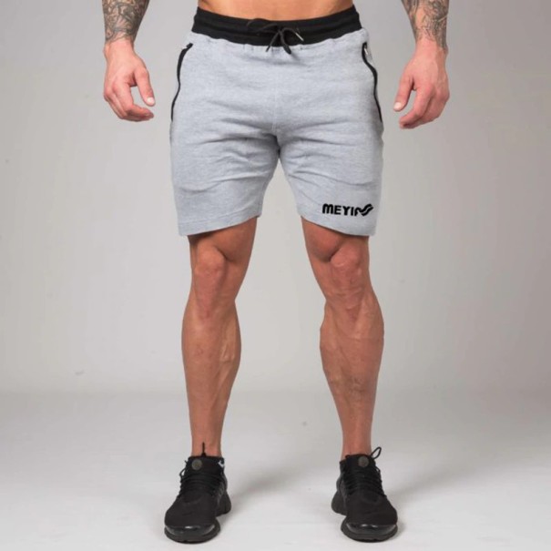 Bobby shorts voor heren grijs XS