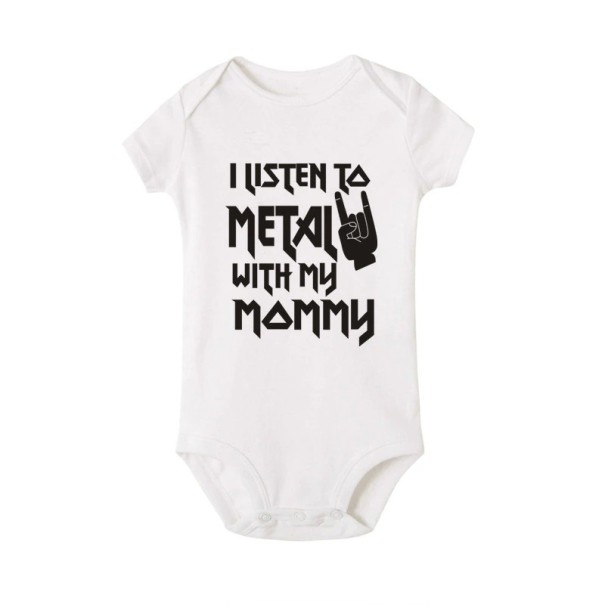 Body de Bebé N795 branco 0-3 meses