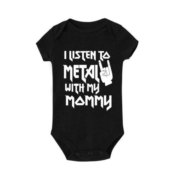 Body de Bebé N795 preto 3-6 meses