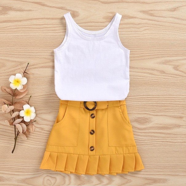 Body et jupe pour filles L1109 18-24 mois