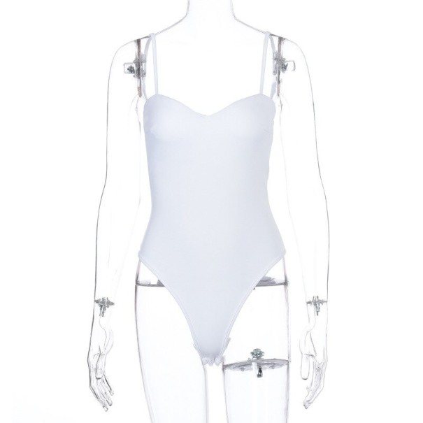 Body Femme à Bretelles Spaghetti blanc M
