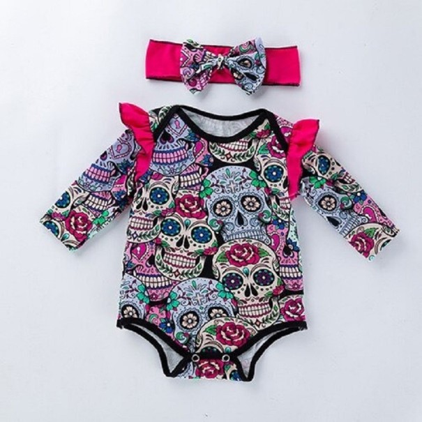 Body niemowlęce N753 ciemny róż 6-12 miesięcy