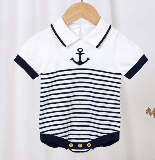 Body para Bebé N793 azul escuro 0-3 meses