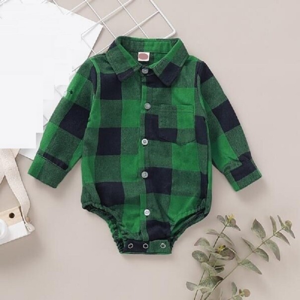 Body per neonati N786 verde scuro 18-24 mesi