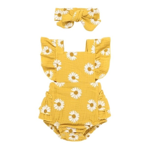 Body per neonati N801 giallo 0-6 mesi