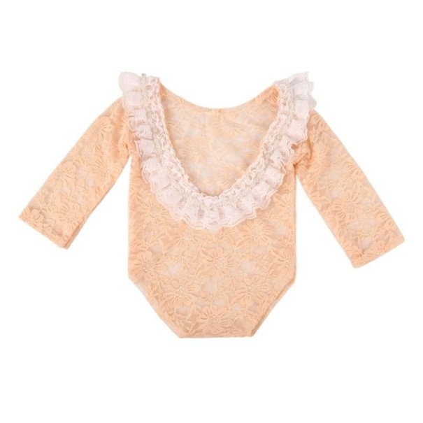 Body pour bébé N767 abricot 0-3 mois
