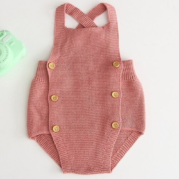 Body pour bébé N769 vieux rose 0-3 mois