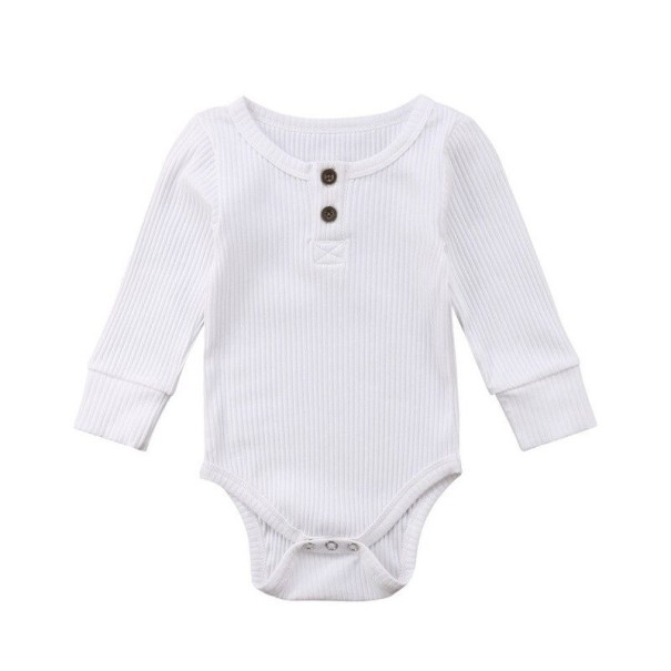 Body pour bébé N778 blanc 3-6 mois