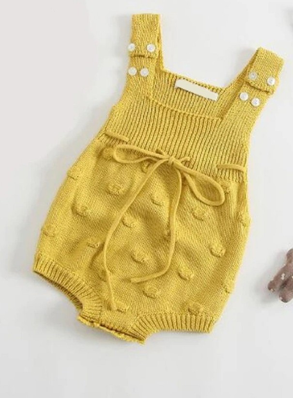 Body pour bébé N828 jaune foncé 2 A