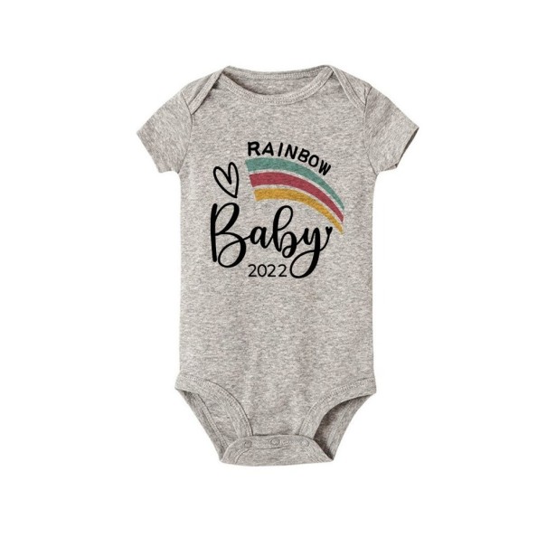 Body pour bébé N841 gris 0-3 mois